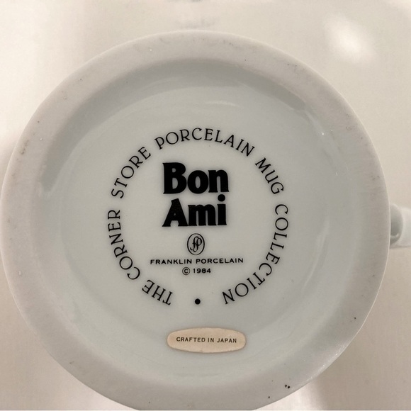 THE CORNER STORE PORCELAIN VINTAGE MUG COLLECTION BON AMI MUG - 8oz - Picture 6 of 6